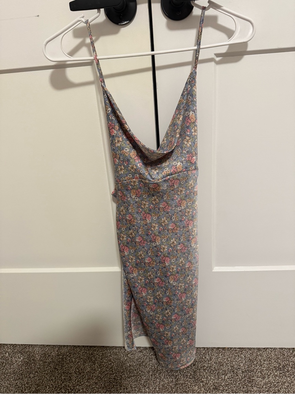 Altar'd State Floral Cowl Dress